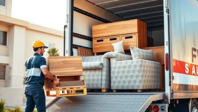 شركة نقل عفش من الحزام الذهبي إلى البحرين